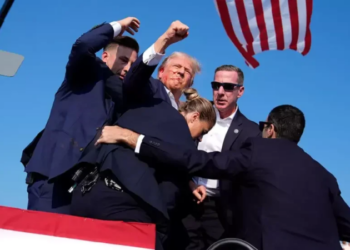 (بالفيديو)-إطلاق النار على ترامب خلال تجمع انتخابي