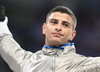 (مبارزة بالسيف)-فارس الفرجاني يفوز بالميدالية الفضيّة..