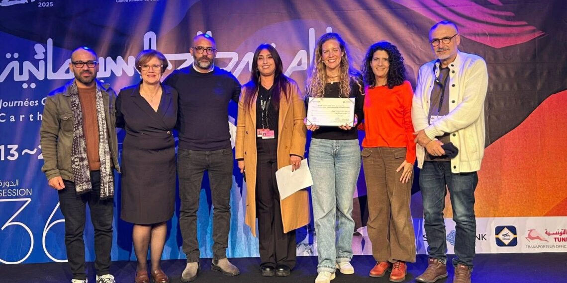 «وين ياخذنا الريح» لأمال القلاتي يحصد جائزة نقابة الصحفيين لسينما حرية التعبير..