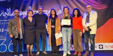 «وين ياخذنا الريح» لأمال القلاتي يحصد جائزة نقابة الصحفيين لسينما حرية التعبير..