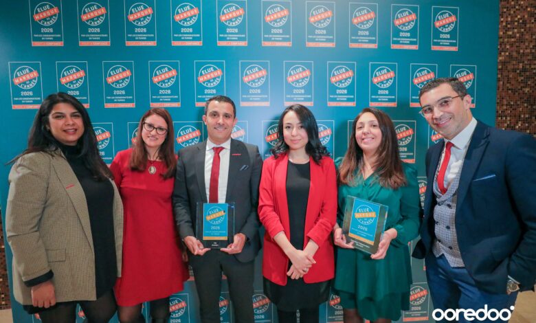 Ooredoo تونس تُتَوَّج بعلامة السنة “élue Marque de l’Année” للسنة الثانية على التوالي..