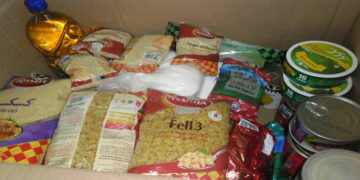 توزيع المساعدات لفائدة العائلات المعوزة بمناسبة شهر رمضان بهذه الولاية..