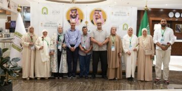 ضيوف برنامج خادم الحرمين الشريفين للعمرة والزيارة من جمهورية تونس يصلون المدينة المنورة